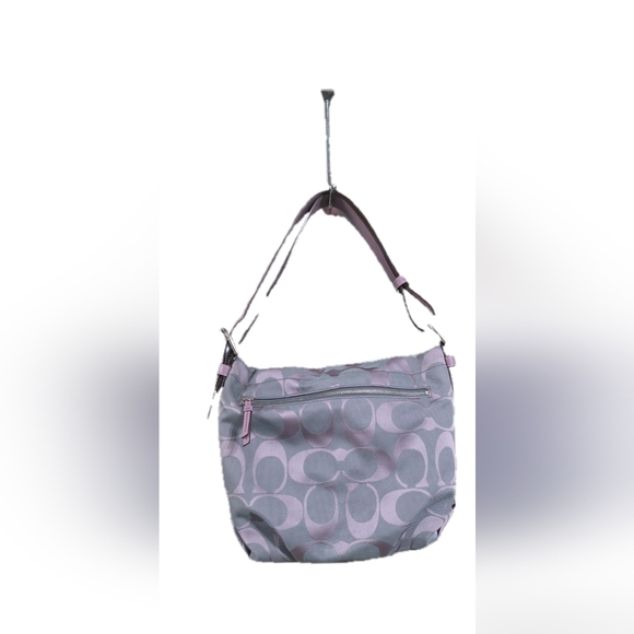 Coach Purple and Gray Crossbody Bag - Picture 2 of 15
